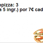 promocion telepizza - mediana 7 euros
