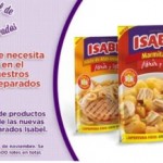 Consigue productos gratis Isabel