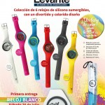 Relojes con la promoción del periódico "Levante"