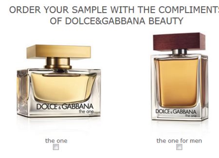 Perfumes / colonias: Muestras gratis de Dolce Gabbana