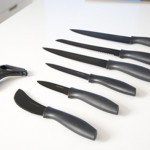 Set de 7 cuchillos del periódico sport titanio